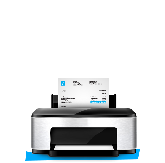 Nem kell sorban állnod a postán, számlázz most, és a számládat a vevő nyomtatójára is küldheted.