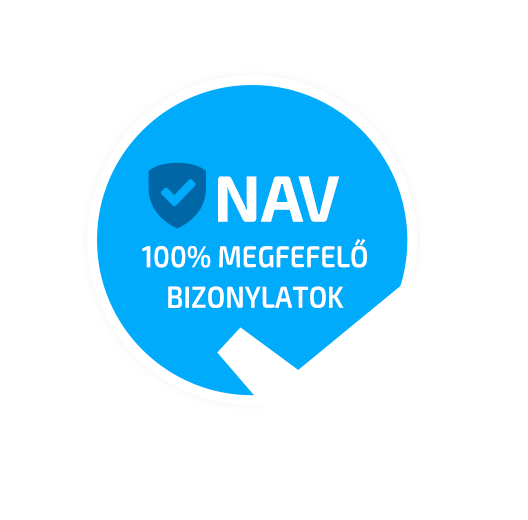 Nem kell aggódnod frissítések, jogszabályok miatt, számlázz most, a számlád mindig 100% NAV-álló